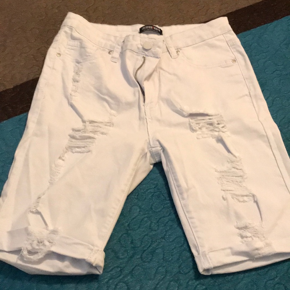 White shorts